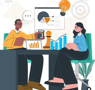 Team collaboration illustration